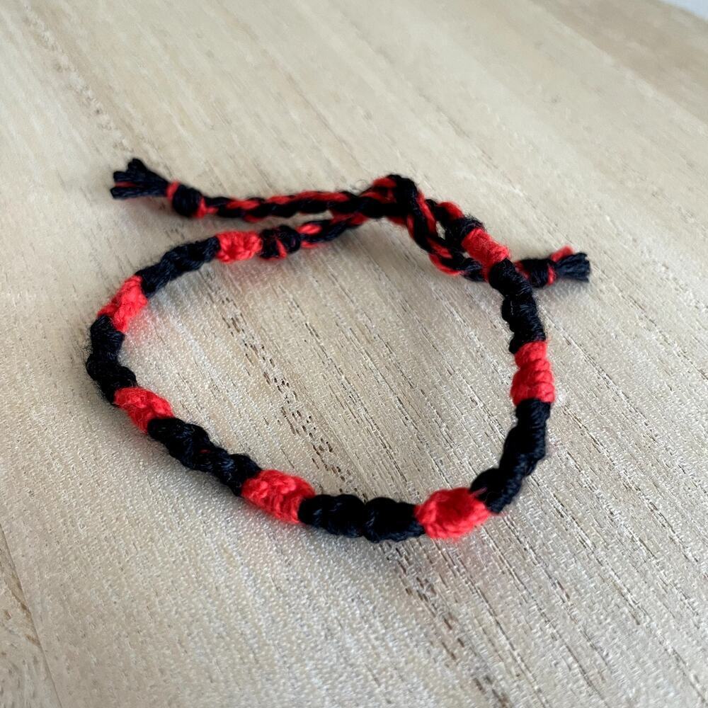 Sookie Bracelet, anklet, trendy, comfortable, tie, embroidery thread, woven, gif